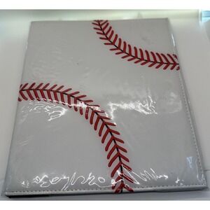 The Paper Studio Baseball Sports Photo Album NEW Stitching 8.5"X11" Scrapbook